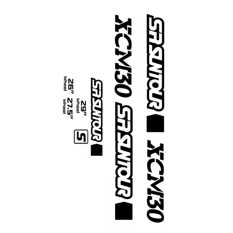 for SR Suntour XCM 30 Fork Decals XCM 30 stickers