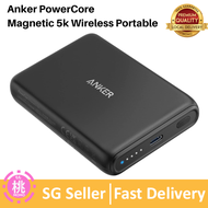 (Stock Clearance) Anker Powerbank 521 PowerCore Magnetic 5000mah Magsafe Wireless Portable Charger F