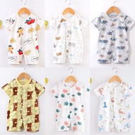 (3-18months) Baby Infant Jumpsuit Newborn Cute Cartoon Short Sleeve Jumpsuit Boy Girl Clothing