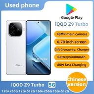 SmartPhone Iqoo z9 turbo 5g 6.78inch 50PM CAMERA Qualcomm Snapdragon 8S Gen3 256/512GB ROM 12/16GB R