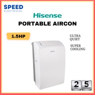 [SABAH ONLY] HISNESE 1.5HP PORTABLE AIRCOND AP12NXG 冷气 AIRCON PORTABLE