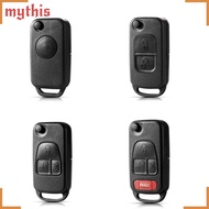 [MYTHIS] Car Key Cover, Folding Flip Remote Key , Replacement HU39 HU64 1/2/3/4 Buttons Key Shell  f