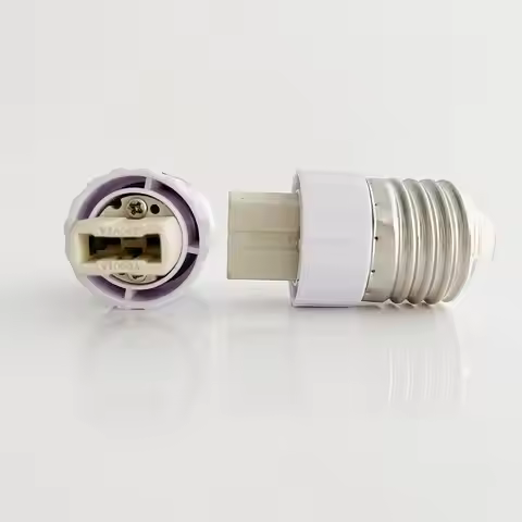 2x Lamp Converter E27 to G 9 Conversion Standard Premium Light Base Adapter