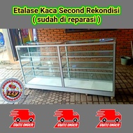 Etalase Kaca Second Rekondisi (Bekas Dan Sudah Di Reparasi) - 120x40x100, Jakarta Bekasi