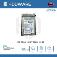 HPE 1TB SAS 7.2K SFF SC 512e DS HDD // 765872-001 // 765464-B21