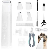 Trimmer for Paws – 14 in 1 Cordless Dog Grooming Kit with Quiet Nail Grinder & Hair pers