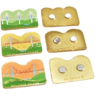 Qinglei Jihe Original Creative Guizhou Bridge Series Metal Refrigerator Stickers North Plate River B