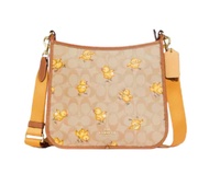Coach  DEMPSEY FILE BAG IN SIGNATURE CANVAS WITH TOSSED CHICK PRINT