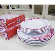Tupperware LIMITED EDITION Melamine Bowls and Plates Flower 🌸 (Pinggan Mangkuk Dining Set) Pinggan mangkuk tupperware
