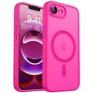 Luxury Matte Hard Case For iPhone 17E 16E 17 16 E 15 14 13 12 11 Pro Max iPhone17e iPhone16e Magsafe