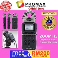 Zoom H5 4-Input / 4-Track Portable Handy Recorder with Interchangeable X/Y Mic Capsule