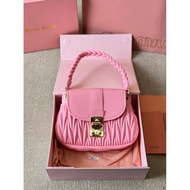 Muse Coffer Gold Buckle Leather Chain Bag Handbag Shoulder Bag Crossbody Bag
