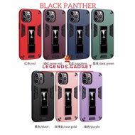OPPO RENO 2F 5F 6Z 7 7Z A12 A12E A3S A5S A5/A9(2020) BLACK PANTHER ARMOR CASE FINGER RING+MAGNET HOL