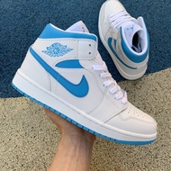 Stock ready Original  NK-AJ 1 mid AJ1 North card White Blue&*-*
