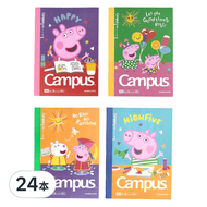 KOKUYO 國譽 Campus 8mm橫線筆記本 佩佩豬 x Campus聯名 A6