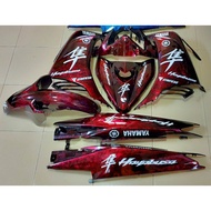 COVERSET LC135 V2/V3/V4/V5/V6/V7 HAYABUSA AIRBRUSH RED