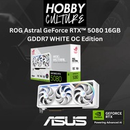 ROG Astral GeForce RTX 5080 16GB GDDR7 WHITE OC Edition Support by Authorised ASUS Distributor