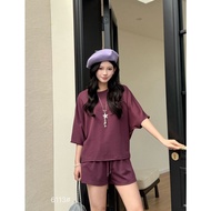 (PRE) KDO BATWING SLEEVE TOP WITH SHORTS SET