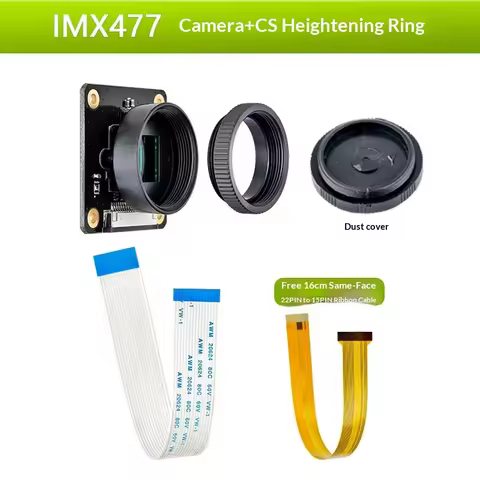 IMX477 12.3MP HQ Camera Module Global Shutter 4056x3040 for Raspberry Pi & Jetson Nano C/CS Mount Le