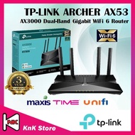 TP-LINK Archer AX53 AX3000 Dual Band Gigabit Wi-Fi 6 Router