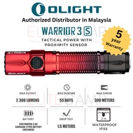 Olight Warrior 3S Tactical Flashlight with Proximity Sensor Rechargeable Camping Hiking Torchlight T