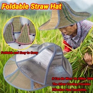 straw hat foldable big visors anti-uv wide cap uv protection cap summer hat beach cap women men