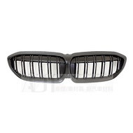 ADT.車材 BMW G20 霧黑 消光黑 雙線 水箱罩 水柵 水箱護罩 黑鼻頭 1個