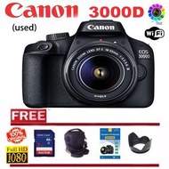 Canon 3000D kit Dslr camera (Used)