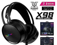 หูฟังเกมมิ่ง Nubwo X98 ,X98 Pink Edition Headset 7.1 Virtual Surround Sound USB nubwo X98