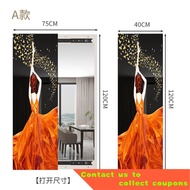 Hidden Mirror Full-Length Mirror Sliding Bedroom Full-Length Mirror Hanging Home Wall Mount Decorative Painting Cloakroo