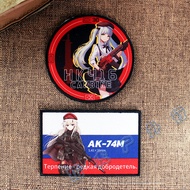 YW.STO.Customized-Girls' frontline game character HK416 AK-74M Gun Girl  3D  Velcro Patch /Badges/ar