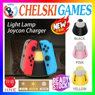 IINE Charging Dock Charger Joycon Nintendo Switch with Light Lamp