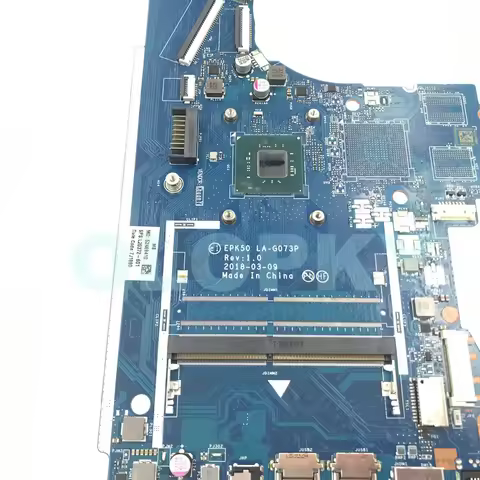 EPK50 LA-G073P For HP 15T-DA 15-DA Laptop Motherboard With N4000 N5000 CPU L20372-601 L20375-601 DDR
