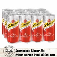 Schweppes Ginger Ale 320ml x 24 Can Carton Pack [Local Seller! Fast Delivery!]