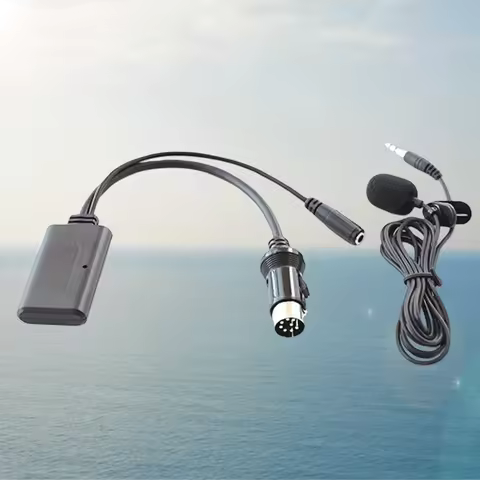 For Alpine KCM-123B/M-BUS 9501 9503 9823 9825 | Bluetooth AUX Adapter Wireless Audio Hands-Free Call