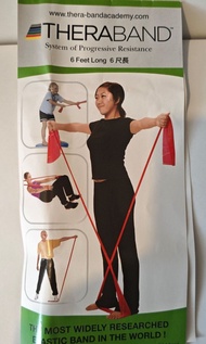 美國Theraband阻力健身帶。