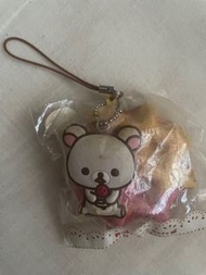 San-x rilakkuma squishy san x 鬆弛熊食物造型吊飾