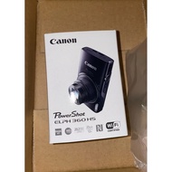Canon Power Shot ELPH 360 HS 20.2MP Digital Camera 12x Optical Zoom Wi-Fi Black