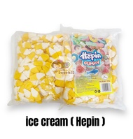 1kg Hepin Gummy Candy Mix Fruit Flavor Animated & Food Design (HALAL) - Ice Cream (Hepin)