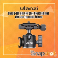 Ulanzi U-80L Side Cold Shoe Mount Ball Head with Arca-Type Quick Release - น้ำหนักเบาพับได้พกพาสะดว