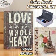 [SG STOCK] Safety Book Safe with Password Lock Book Safe Box Secret Storage Box Jewelry Book Safe