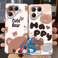 Softcase TECNO POVA 7 4G/5G/POVA 7 ULTRA 5G Latest 2025 bear Motif - Cool Motif Case - Latest Case -