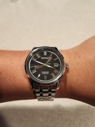 精工 SEIKO Presage AUTOMATIC 機械錶 series SRPF27J1 MADE IN JAPAN 不銹鋼 藍寶石玻璃錶面 黑色面 日本製 10bar 防水 SRPF27-J1