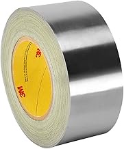 3M 2552 2.5" x 36yd Silver Acrylic Damping Foil Adhesive Tape, -25 to 175 degrees Fahrenheit Perform