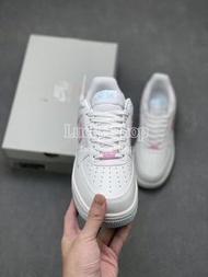 全新🌸Nike Air Force 1 Low 馬卡龍配色（粉藍） 荔枝紋 舒適休閒百搭 板鞋