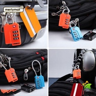MERLYMALL 3 Digit Password Lock PC Plastic Customs Code Lock Durable Suitcase Luggage Coded Lock