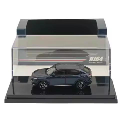 Hobby Japan 1/64 for VEZEL e: HEV Z Midnight Blue Beam Metallic HJ641071ABL Diecast Model Cars Minia