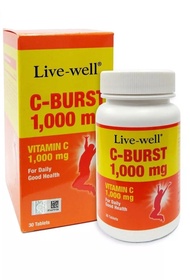 Live-well C-Burst Vitamin C 1000mg