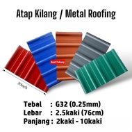 Atap Kilang / Metal Deck / Metal Roofing Zinc / Zink Kilang / Bumbung / Awning / Industrial Roof She