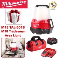 Kim.S Milwaukee M18TAL-501B M18 Tradesman Area Light (1100Lumens) Lamp Lambu LED 8Hours Battery Tool